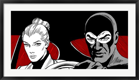 Framed In fuga (Diabolik &amp; Eva) Print