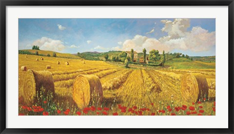 Framed Campagna toscana Print