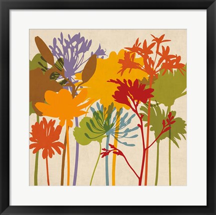 Framed Colorful Bloom II Print