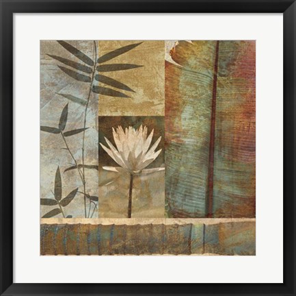 Framed Palm Garden II Print