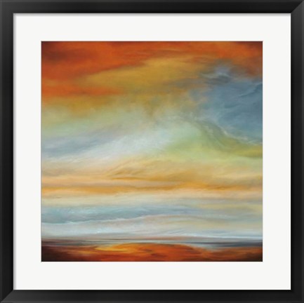 Framed Earth and Sky II Print