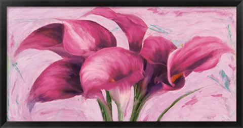 Framed Purple Callas Print