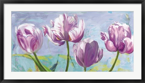 Framed Lilac Tulips Print