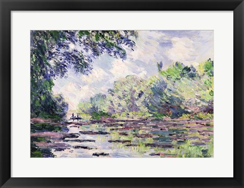 Framed Seine at Giverny, 1885 Print