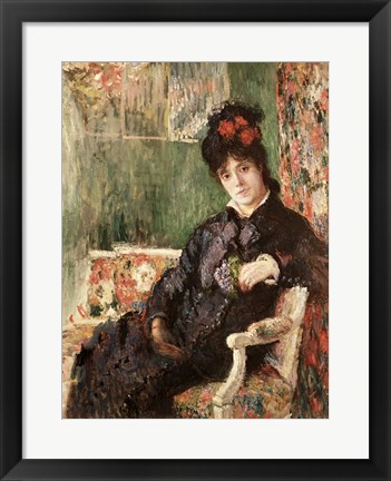 Framed Portrait de Madame Camille Monet Print