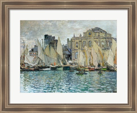 Framed View of Le Havre, 1873 Print