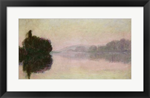 Framed Seine at Port-Villez, Evening Effect, 1894 Print