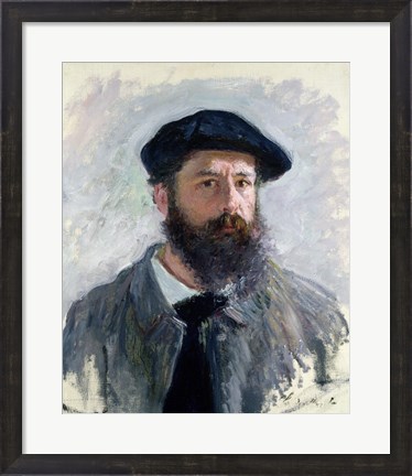 Framed Self Portrait with a Beret, 1886 Print