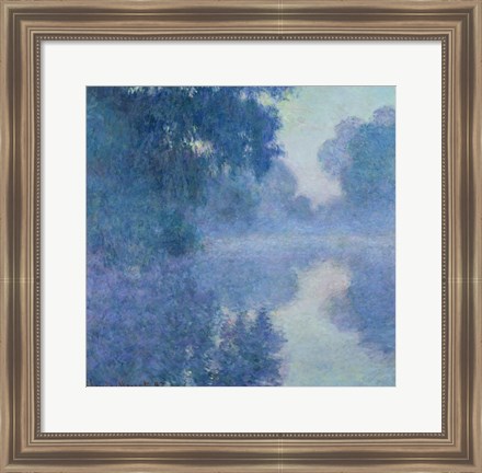 Framed Branch of the Seine near Giverny, 1897 Print