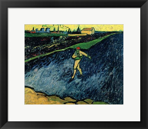 Framed Sower, 1888 - walking Print