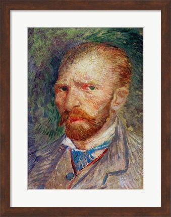 Framed Self Portrait, 1887 Print