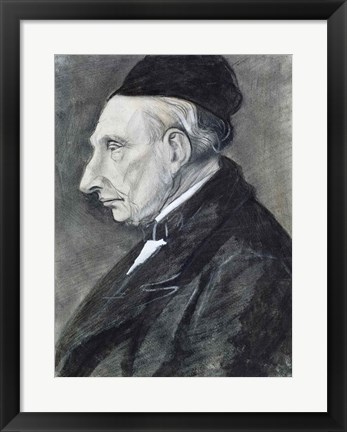 Framed Portrait of the Artist&#39;s Grandfather, 1881 Print