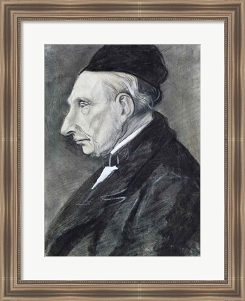 Framed Portrait of the Artist&#39;s Grandfather, 1881 Print