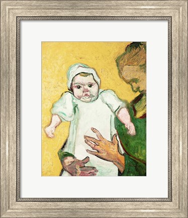 Framed Madame Roulin and her baby, November 1888 Print