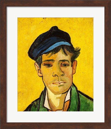 Framed Young Man with a Hat, 1888 Print