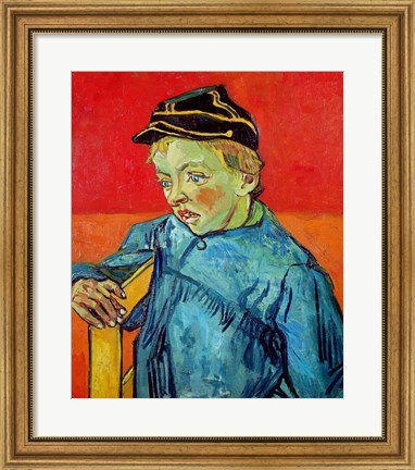 Framed Schoolboy Print