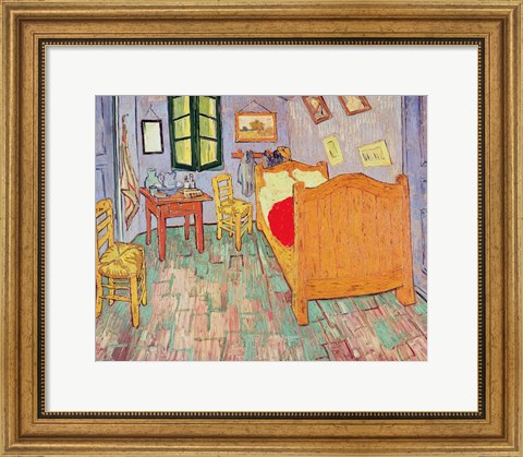 Framed Van Gogh&#39;s Bedroom at Arles, 1889 Print