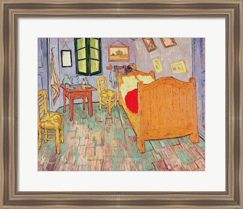 Framed Van Gogh&#39;s Bedroom at Arles, 1889 Print