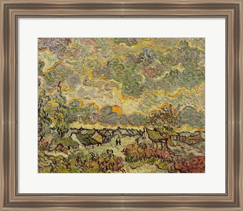 Framed Autumn landscape, 1890 Print