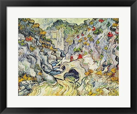 Framed Ravine of the Peyroulets Print