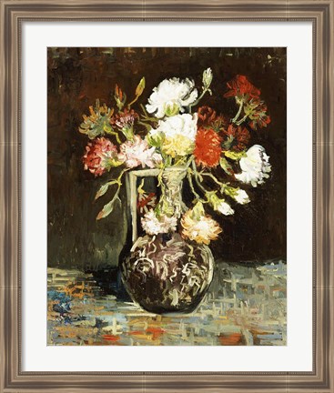 Framed Bouquet of Flowers Print