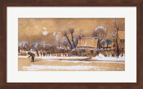 Framed Winter, 1881 Print