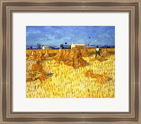 Framed Harvest in Provence Print