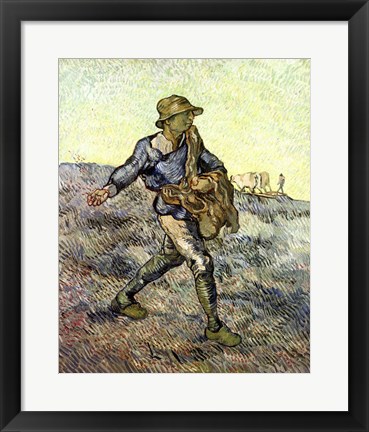 Framed Sower Print