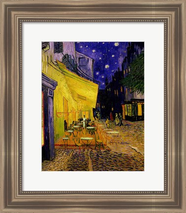 Framed Cafe Terrace, Place du Forum, Arles, 1888 Print