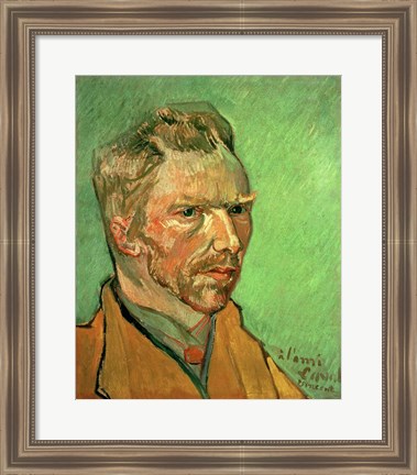 Framed Self Portrait, 1888 Print