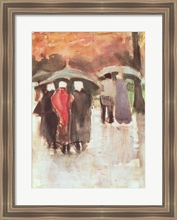 Framed In the Rain, 1882 Print