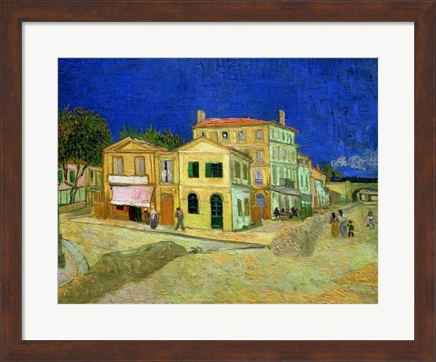 Framed Yellow House, 1888 Print