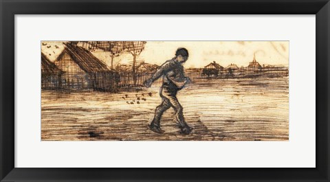 Framed Sower Print