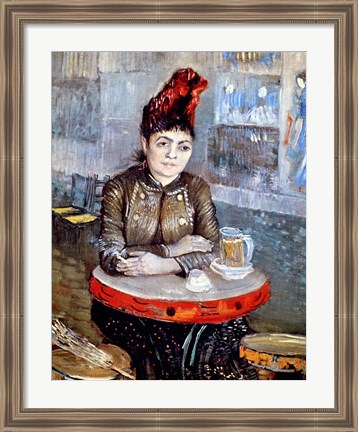 Framed Woman in the &#39;Cafe Tambourin&#39;, 1887 Print