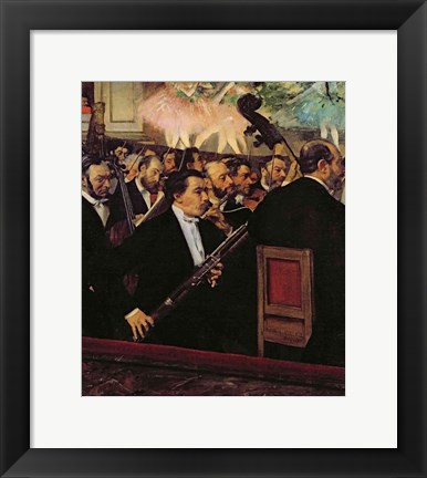 Framed Opera Orchestra, c.1870 Print