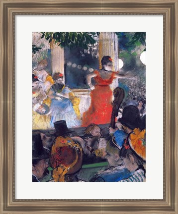 Framed Cafe Concert at Les Ambassadeurs Print