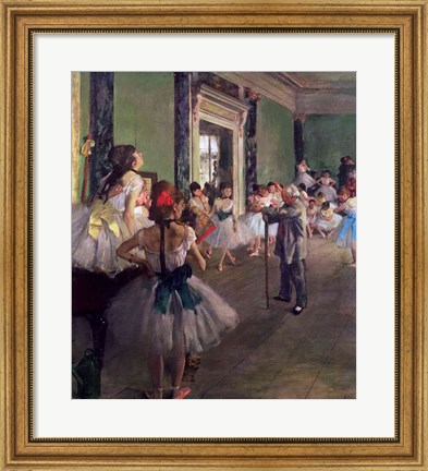 Framed Dancing Class Print