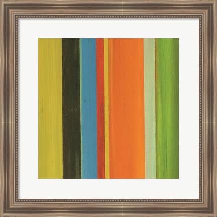 Framed Hampton Stripe III Print