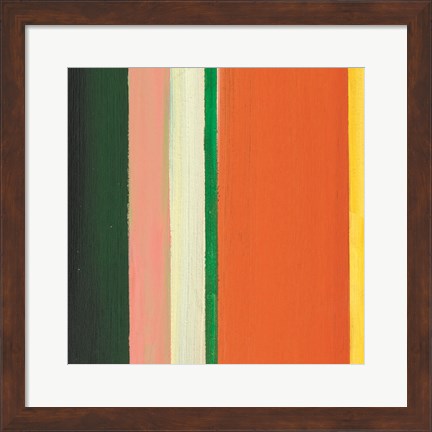 Framed Hampton Stripe IV Print