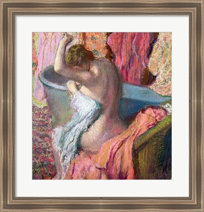 Framed Seated Bather, 1899 Print