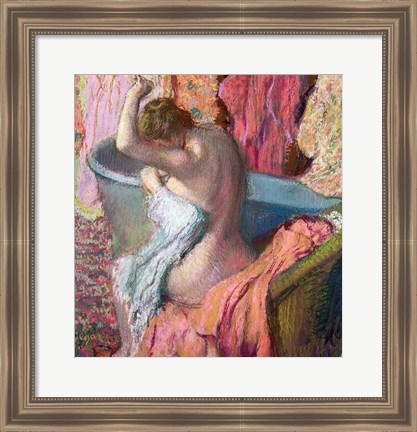 Framed Seated Bather, 1899 Print