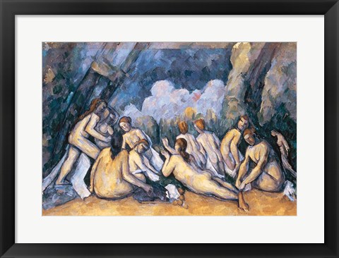 Framed Large Bathers Print