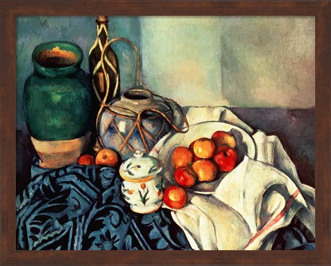 Framed Still Life with Apples Print