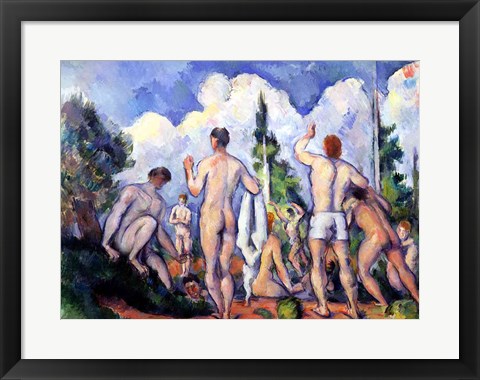 Framed Bathers Print