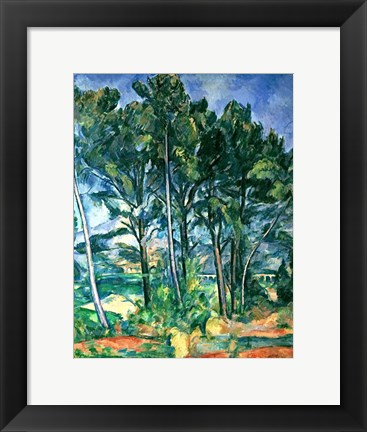 Framed Aqueduct (Montagne Sainte-Victoire seen through Trees) Print