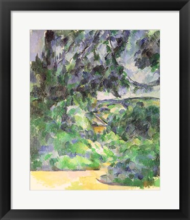 Framed Blue Landscape Print