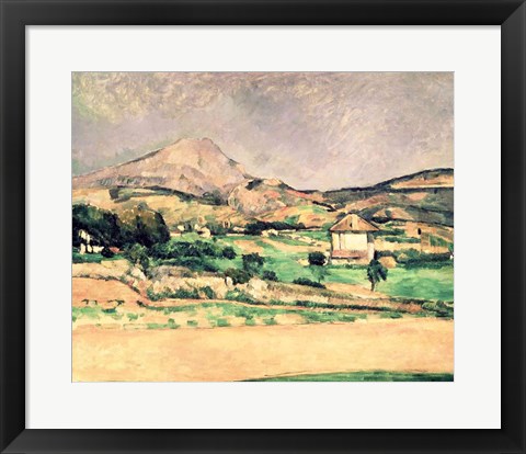 Framed Montagne Sainte-Victoire D Print