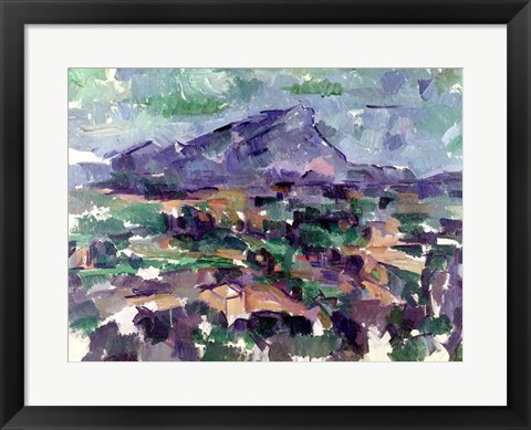 Framed Montagne Sainte-Victoire Print