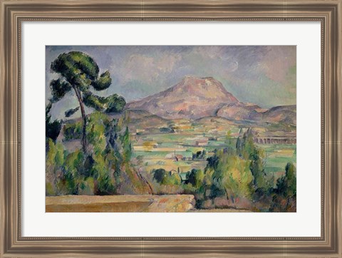 Framed Montagne Sainte-Victoire C Print