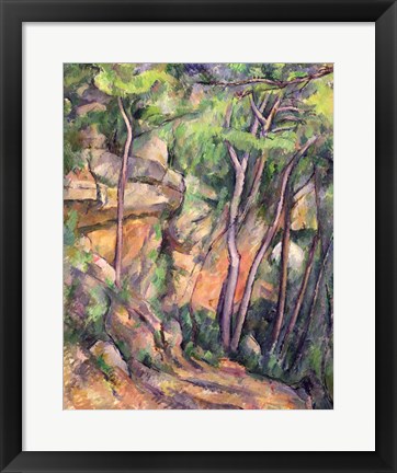 Framed In the Park of Chateau Noir Print